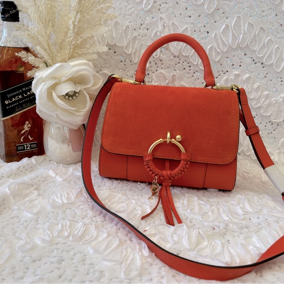NWT SEE BY CHLOE Joan Hobo bag in Gypsy Orange - Picture 2 of 10